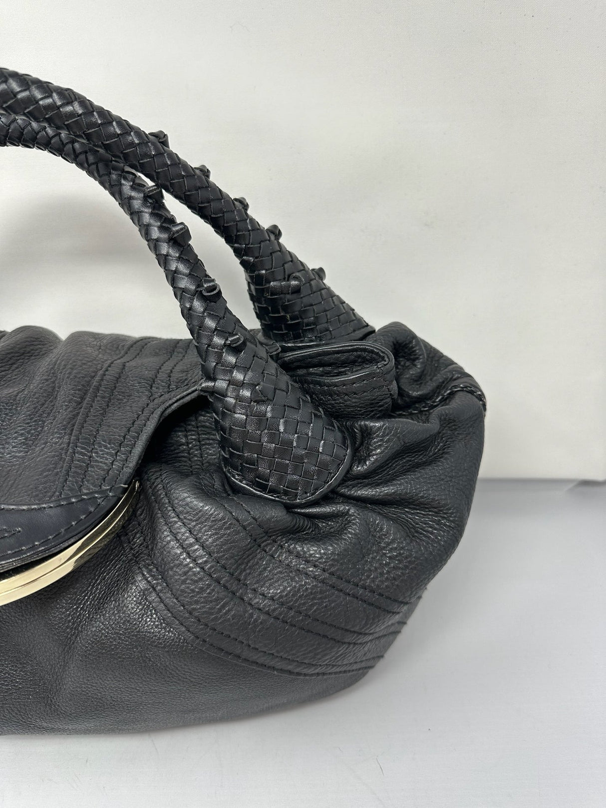 Fendi Spy Bag Black Leather
