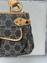 Celine Macadam Denim and Leather