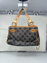 Celine Macadam Denim and Leather