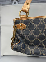 Celine Macadam Denim and Leather
