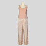 Floral brocade pajama set