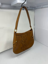 YSL Brown Leather Hobo