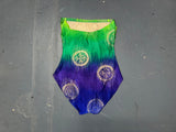 GOTTEX Green, Blue and Gold Strapless Swimsuit