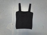 BLUMARINE Black Wool Tank Top