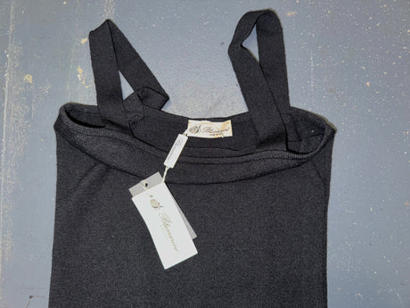 BLUMARINE Black Wool Tank Top