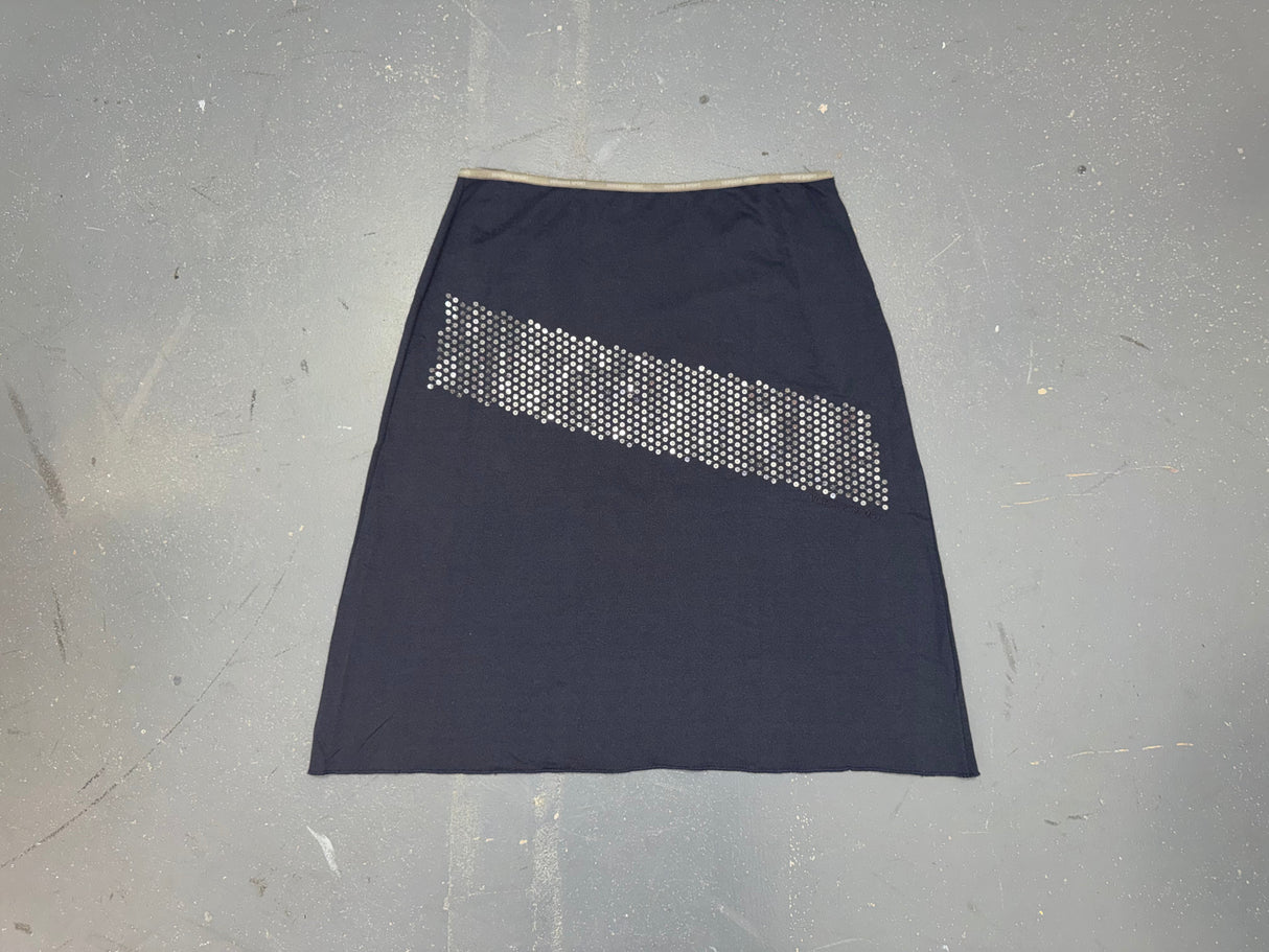 VERSACE SPORT Knit and Sequin Midi Skirt