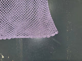 Lavender Crochet Knit Sleeveless Top