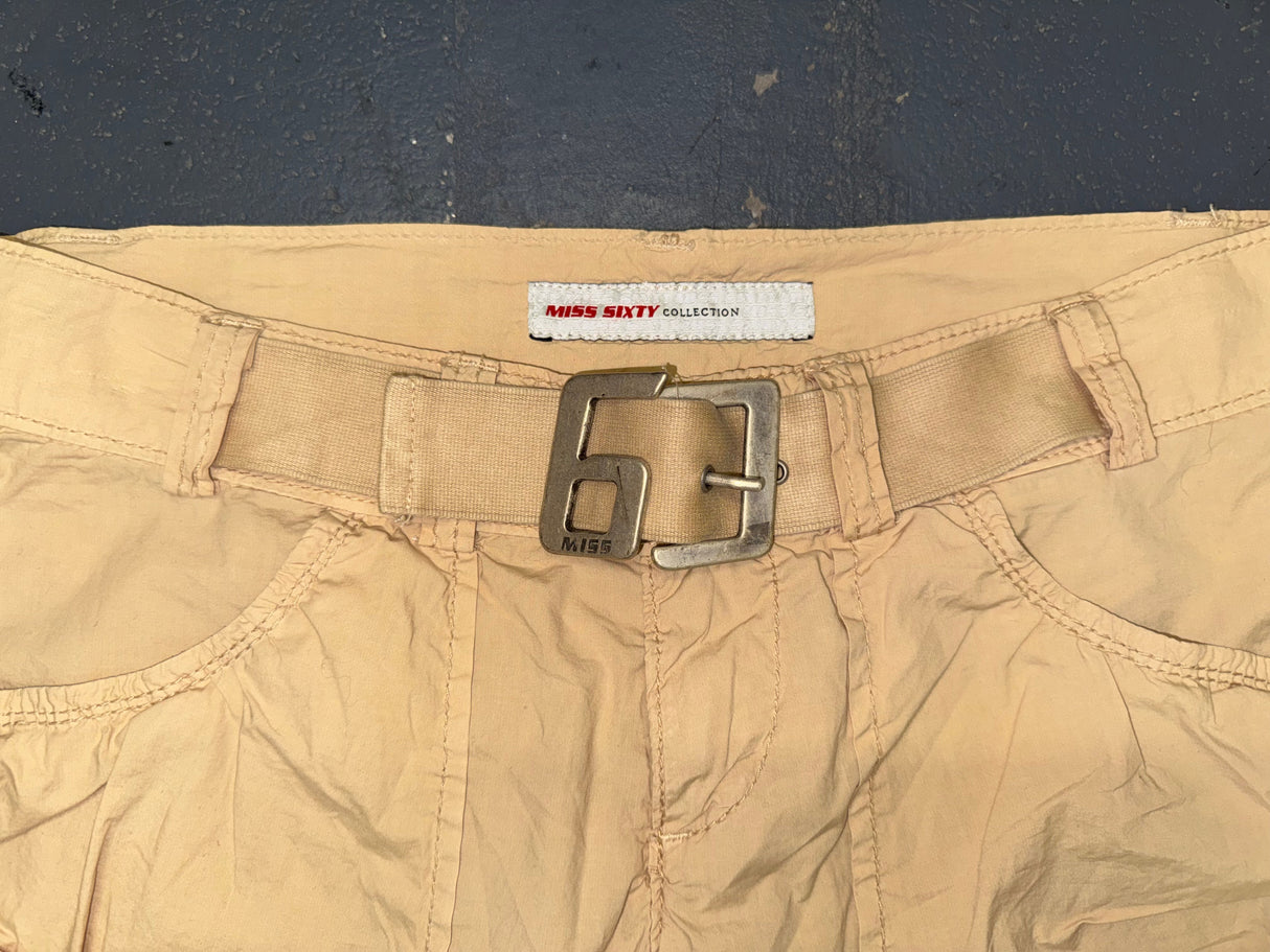 MISS SIXTY Khaki Cargo Shorts