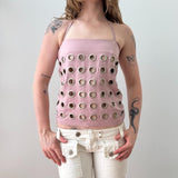 Japanese Pink Grommet Halter Tank