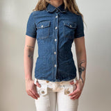 Dolce & Gabbana Denim Fitted Button Down