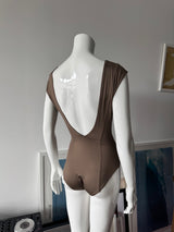 GOTTEX Taupe Open Back One-piece Swimsuit