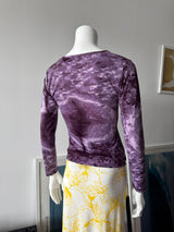 ANNA MOLINARI White and Yellow Floral Print Midi Skirt