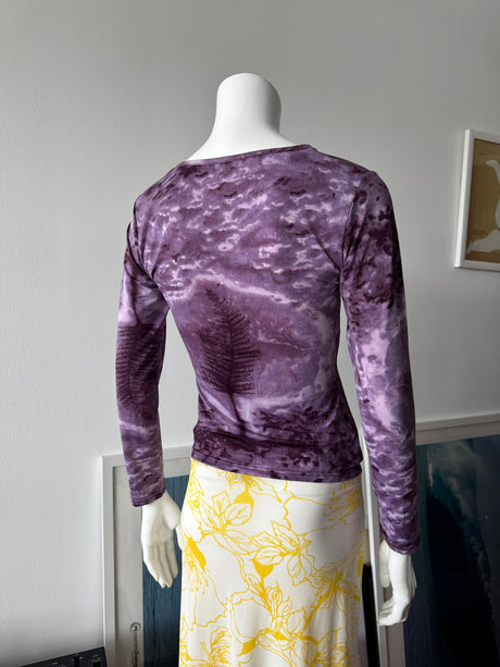 ANNA MOLINARI White and Yellow Floral Print Midi Skirt