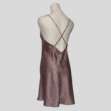 Polka dot mini slip dress