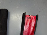 ESCADA Black Suede Knee High Boots with Fur Sz 36
