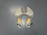 WILD ROSE Clear High Heels with Rhinestones Sz US 9