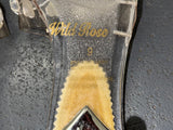 WILD ROSE Clear High Heels with Rhinestones Sz US 9