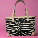 Gucci Calf Leather Tote Bag Zebra Pattern (Copy)