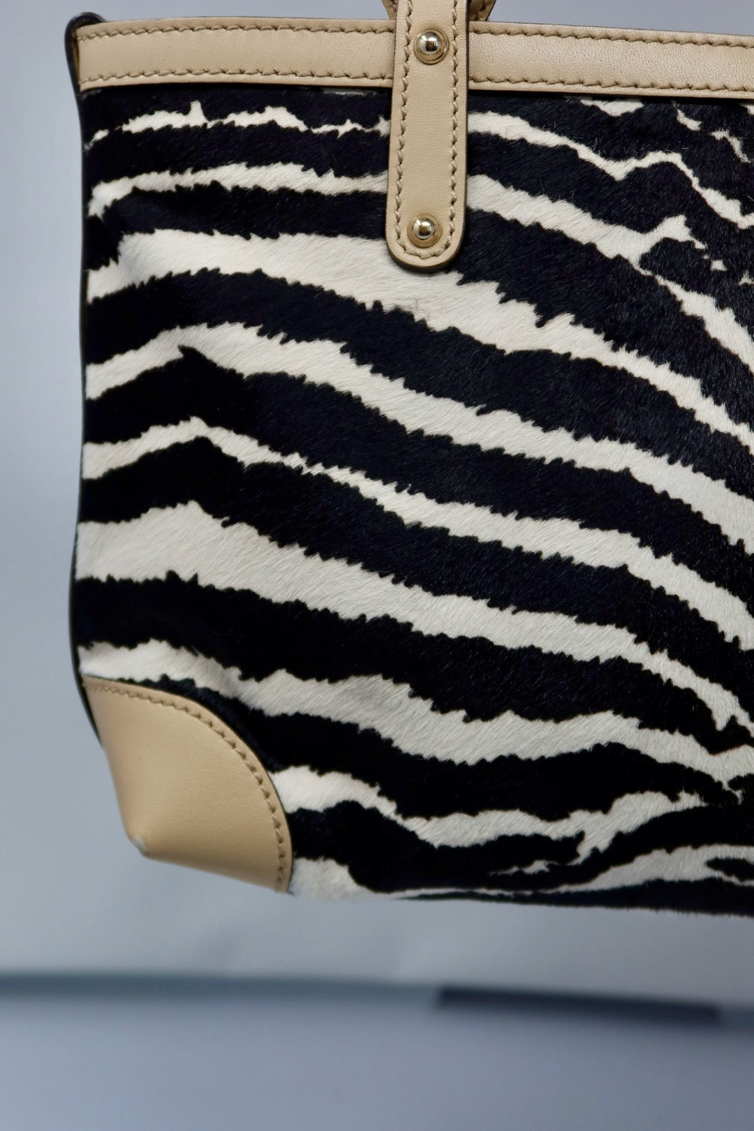 Gucci Calf Leather Tote Bag Zebra Pattern (Copy)