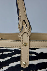 Gucci Calf Leather Tote Bag Zebra Pattern (Copy)