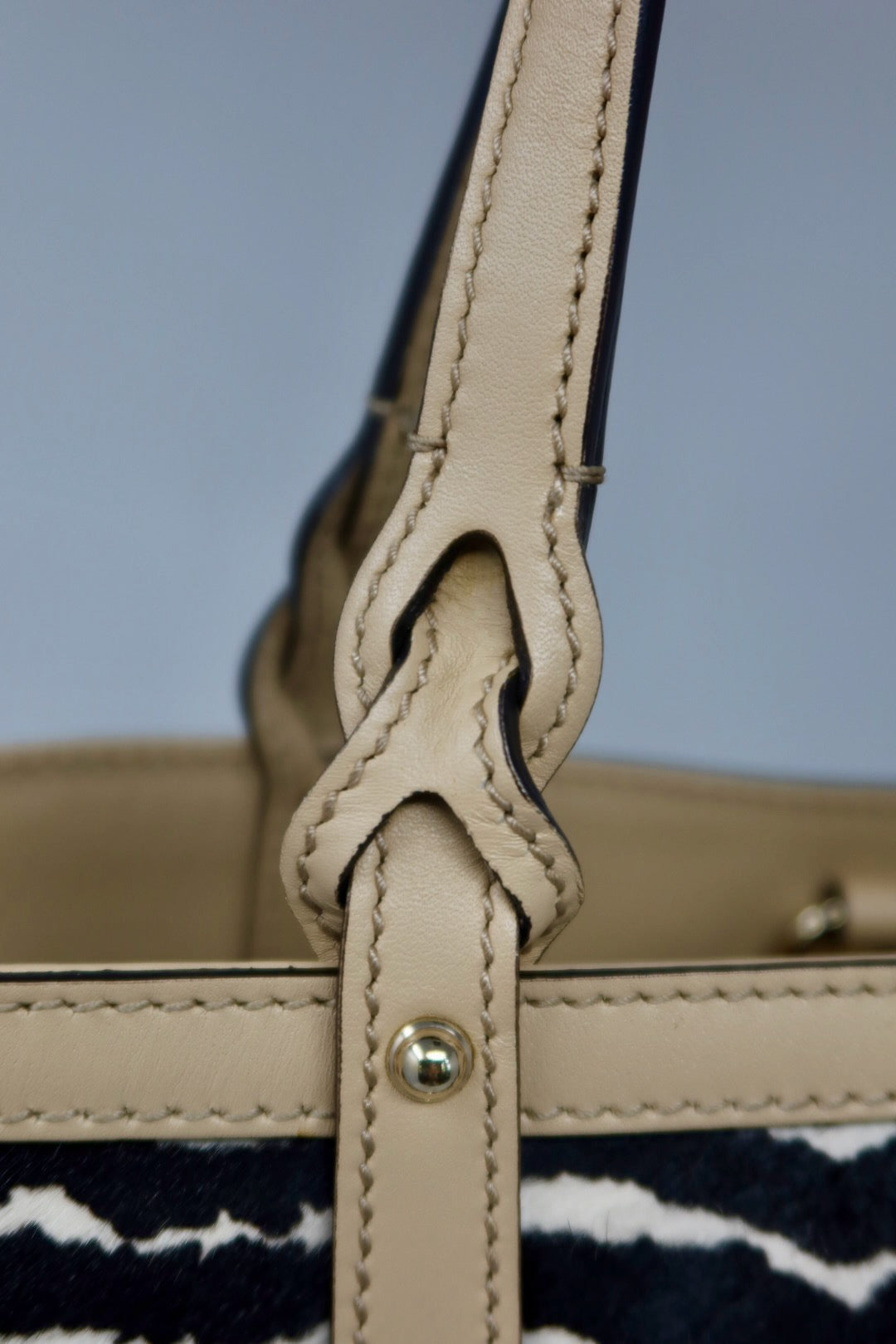Gucci Calf Leather Tote Bag Zebra Pattern (Copy)