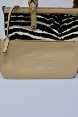 Gucci Calf Leather Tote Bag Zebra Pattern (Copy)