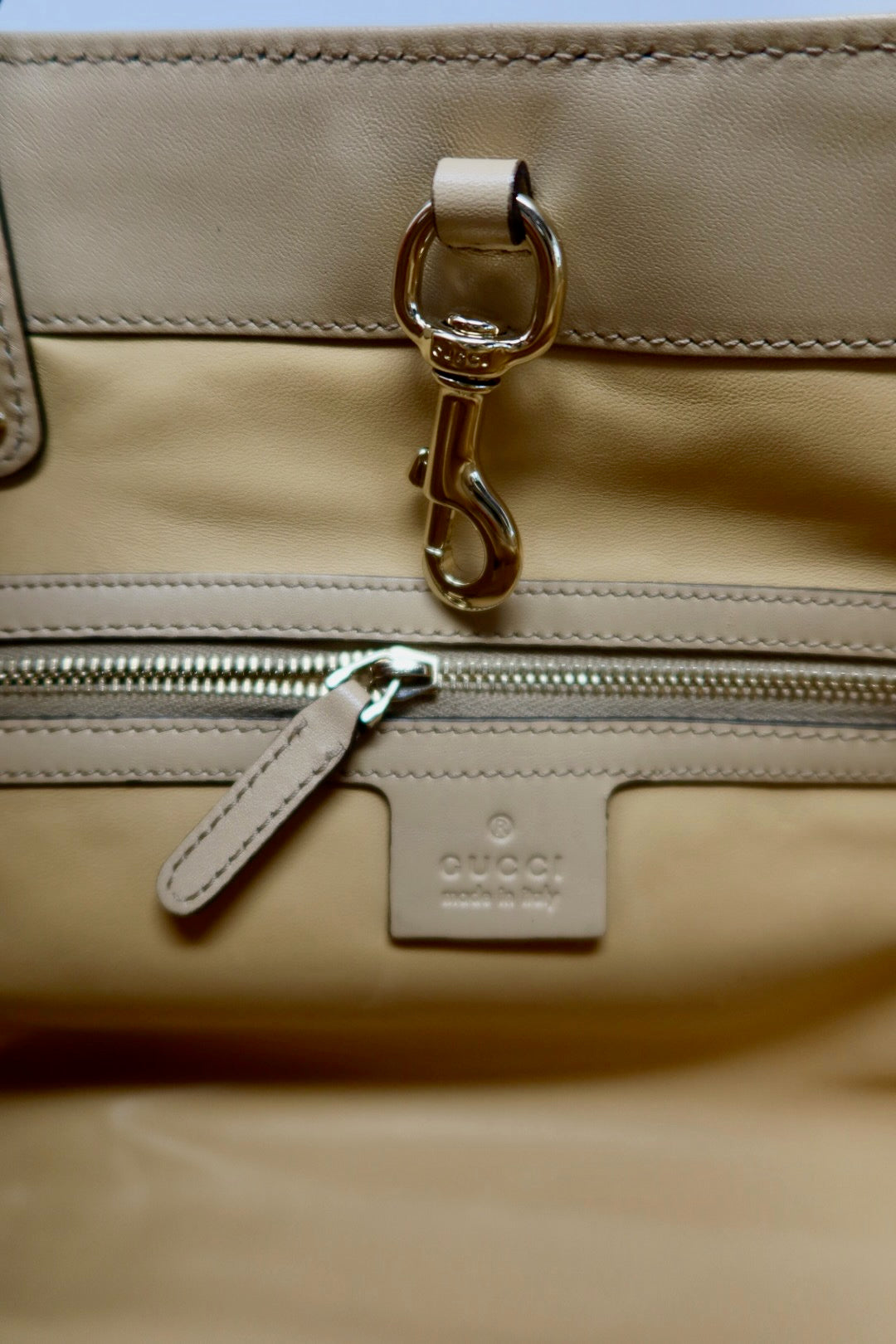 Gucci Calf Leather Tote Bag Zebra Pattern (Copy)