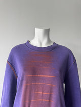 JUST CAVALLI Purple and Orange Reversible Sweatshirt