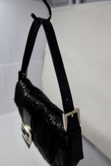 #74 Fendi Baguette Black Beaded