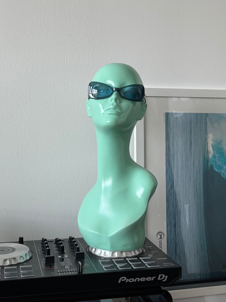 MOSCHINO Blue Cat Eye Sunglasses