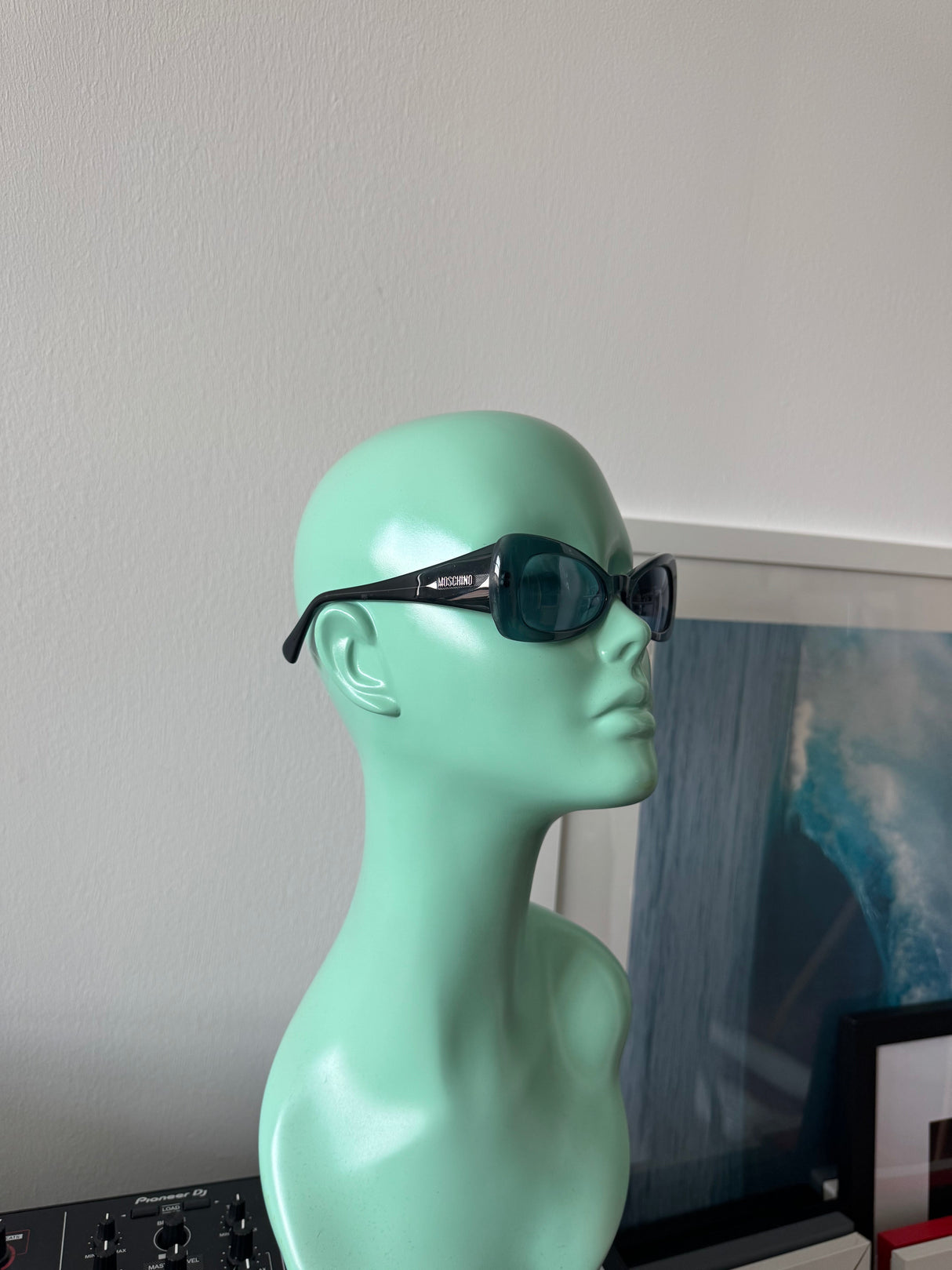 MOSCHINO Blue Cat Eye Sunglasses