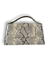 Jacquemus Le Grand Bambino Snake embossed leather ivory two way wear bag like new authentic