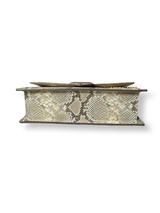 Jacquemus Le Grand Bambino Snake embossed leather ivory two way wear bag like new authentic
