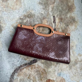 Louis Vuitton Roxbury Drive Vernis Brown authentic patent leather 2000s