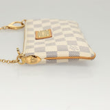 #46 Louis Vuitton Damier Azur Pochette Mira MM Accessory