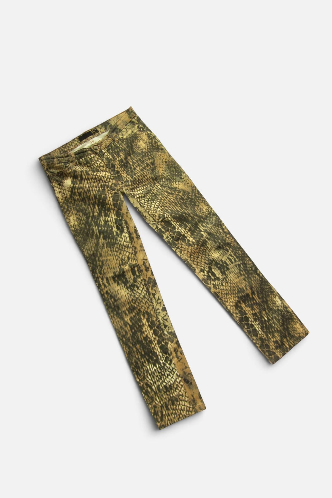 2000s Roberto Cavalli ‘Just Cavalli’ Python Print Pants