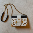 Prada Cahier Astrology Edition Pink authentic moon & starts charms gold hardware shoulder bag