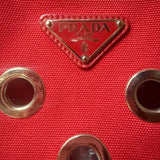 Prada Canapa Grommet Mini Tote