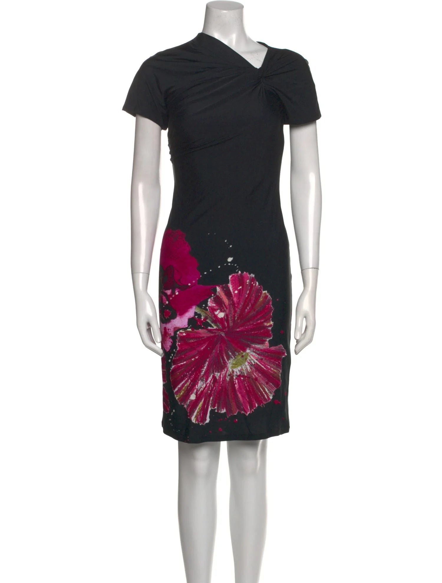 Roberto Cavalli Floral Knee-Length Dress