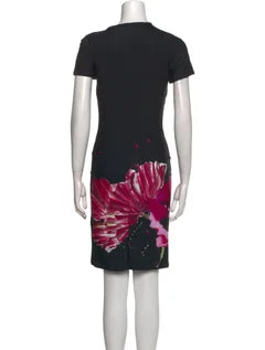 Roberto Cavalli Floral Knee-Length Dress