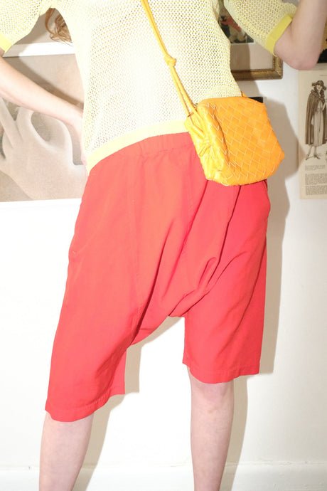 Comme Des Garcon drop crotch capris