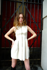 Alaia S/S 1990 Cream Tulip Dress