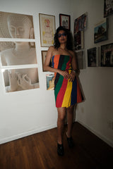 Jean-Charles de Castelbajac Whimsical Strapless Dress