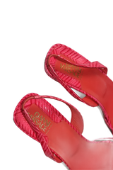 Hot Pink Versace Sandals