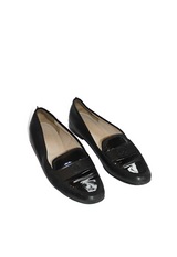 Black "Double C" Chanel Loafers