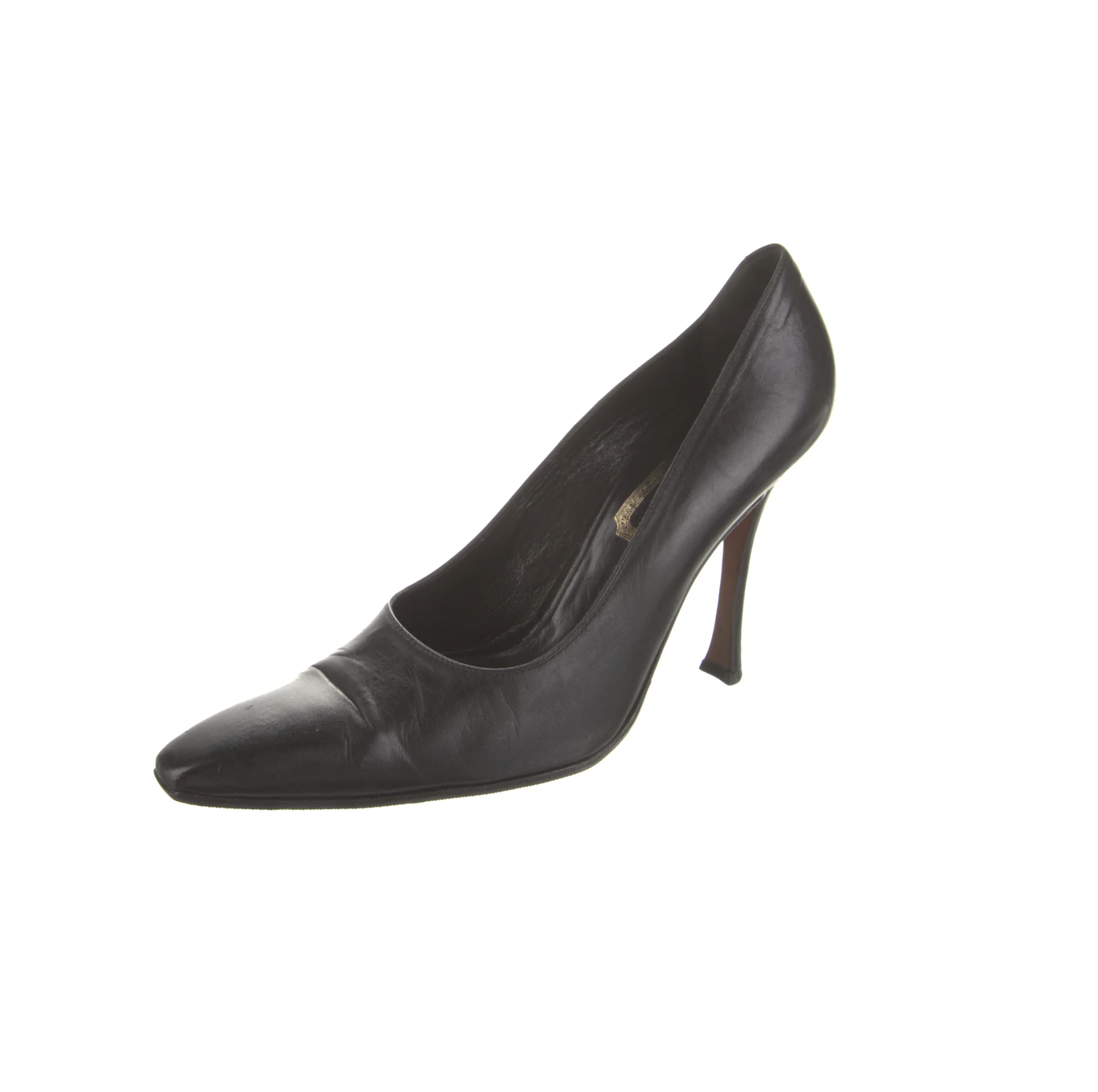 Christian Dior Black Leather Pumps