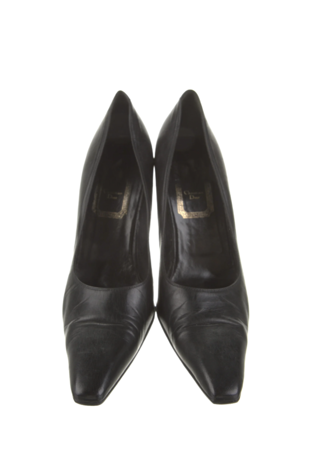 Christian Dior Black Leather Pumps