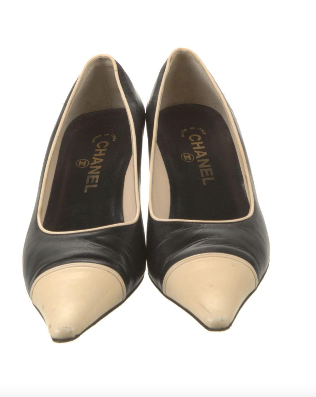 Chanel Vintage 2001 Colorblock Pumps