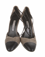 Colorblock D'Orsay Manolo Blahnik Heels
