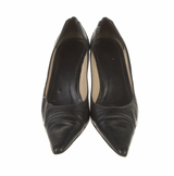 Black Gucci Leather Pumps